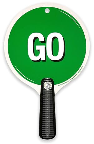 Liontouch - Stop & Go-Schild, Rot & Grün | Ab 1 Jahr - 23 x 14 cm | Robustes, beidseitiges Schaumstoff-Schild in Lollipop-Form | Perfekt für Schulweghelfer & zum Lernen von Verkehrsregeln