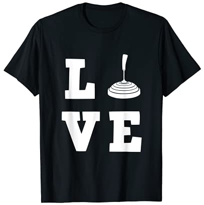 Stocksport Geschenk für Stockschützen I Eisstockschießen T-Shirt