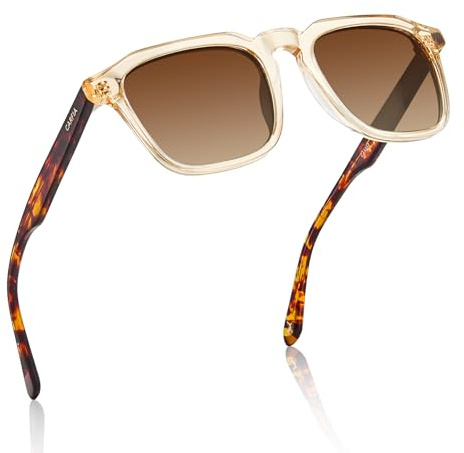CARFIA Kleine Sonnenbrille Herren Polarisierte Fahrenbrille mit UV-Schutz für Schmale Gesichter/Jugend CA5352