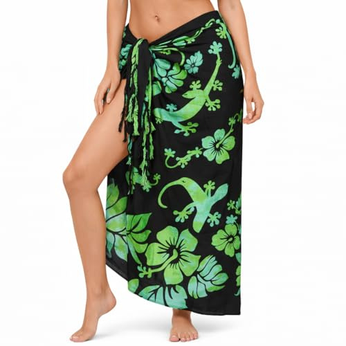 INGEAR Sarong Bathing Suit Cover Up for Women – Long Pareo Beach Wraps, Swimsuit Coverup Skirt, Stylish Bikini Cover Up