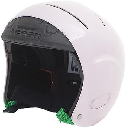 OCEAN Dolphin Kitesurf- und Wassersport-Helm, Unisex, Weiß, S/M (540 mm - 575 mm)