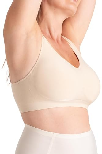 SHAPERMINT Bras for Women, Full Coverage Wirefree Bralette with Support