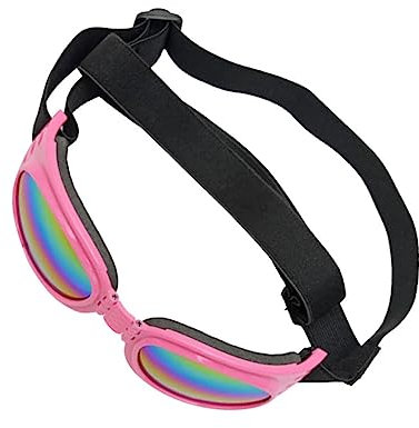 CIYODO Einfarbige Hundesonnenbrille Zusammenklappbare Haustierbrille Mit Uv-Schutz Und Verstellbarem Band