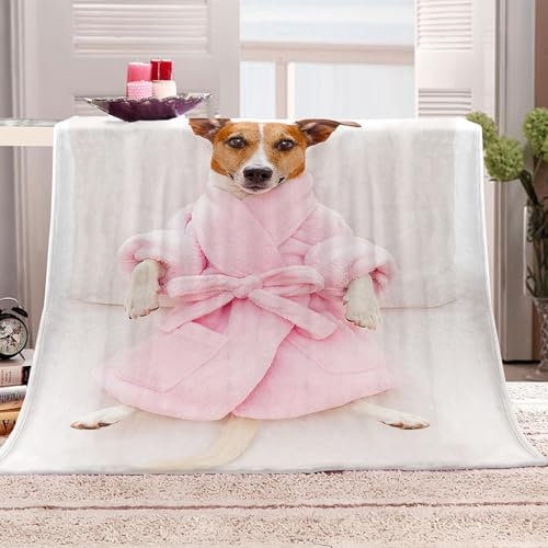 Hund Tiere Winterdecke 100 X 150 cm Cozy Blanket Decke Fleece Decke Sofa