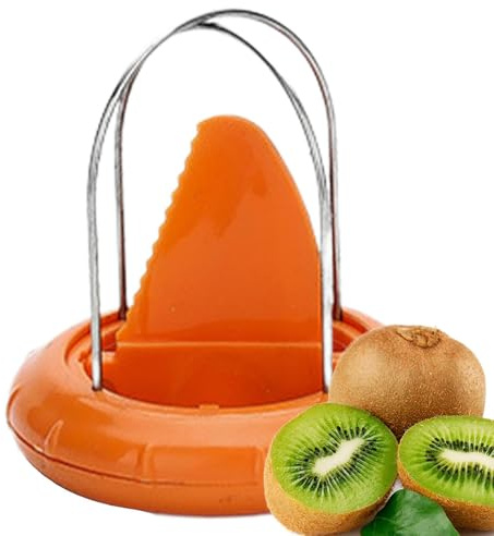 Sbucciatore per kiwi – pelapatate staccabile per frutta e kiwi | in acciaio inox utensile da cucina | pelapatate frutta e torsione per tagliare facilmente il kiwi