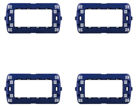 Elektronova, supporto 4 posti (504) compatibile con BTicino LivingLight, confezione da 4 pezzi