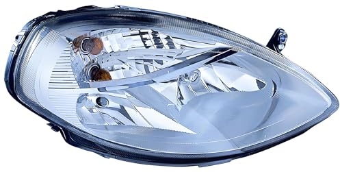 BSSTORE Faro Proiettore Anteriore Compatibile con Y 2003–2006 | MUSA 2004> | Predisposizione per Regolazione Elettrica | Cablaggio Laterale | OEM 51702679-51702680 (Destra - Lato Passeggero)