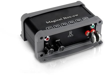 LeTkingok Manipulateur Tactile CW Professionnel, Palette Universelle pour Code Morse pour Radio Amateur, Compatible avec Les Touches Manuelles/Automatiques, N1MM