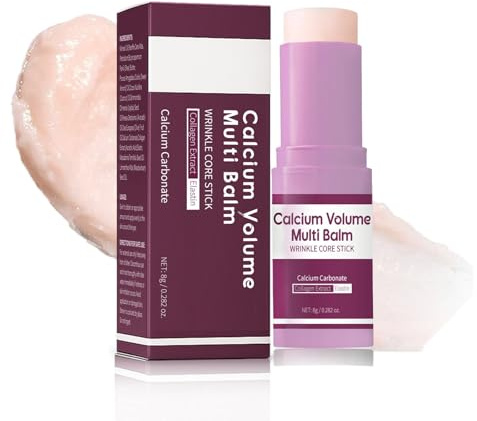 Calcium Multi Balm, anti-âge et raffermissant coréen Skincare Stick, crayon à noyau de rides, atténue les cernes, raffermit la peau, agit contre le vieillissement de la peau, pour les yeux, le cou, le