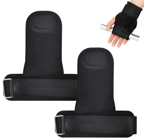 Cinghie da Polso per Sollevamento Pesi, Fascette da Polso per Allenamento, Straps Palestra Cinghie Sollevamento Pesi per Stacchi, Lifting, Sbarra Trazioni e Pesi Palestra, Uomini e Donne