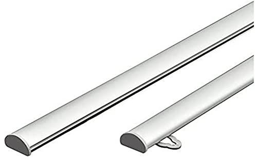 YDuupxe Rails D'Affiches Pliables, Barres à Pression en Alliage D'aluminium pour Bannières et Affiches Textiles, avec Cintres Coulissants pour un Montage Facile au Plafond, Adaptés aux