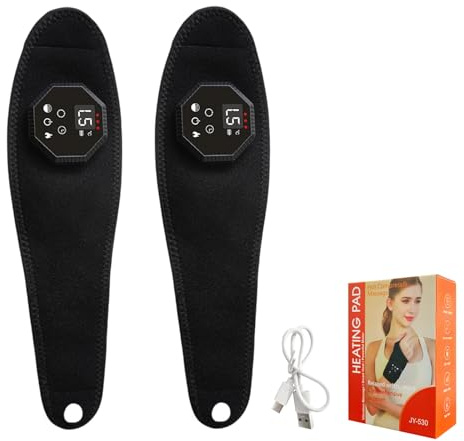 Roadtime Heated Wrist Massager Rechargeable Wrist Support Vibration | 5 Massage Modes, 3 Heat Levels, Adjustable Timer, for Pain Relief, Carpal Tunnel, Portable Hand Therapy Device(2 pcs)