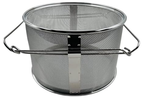 Honigsieb, Doppellagiges Netzdesign, 24 X 24 X 16 Cm, Doppelsieb-Honigsieb, Edelstahlfilter, Leicht Zu Reinigen, Für -Küchenlebensmittel