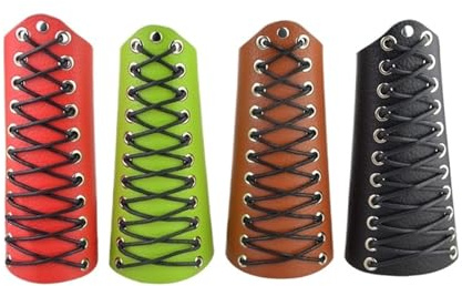 Armskydd bågskytte självjusterbart armskydd av läder, bågskytte-tillbehör, traditionellt skyttearmskydd (grön)