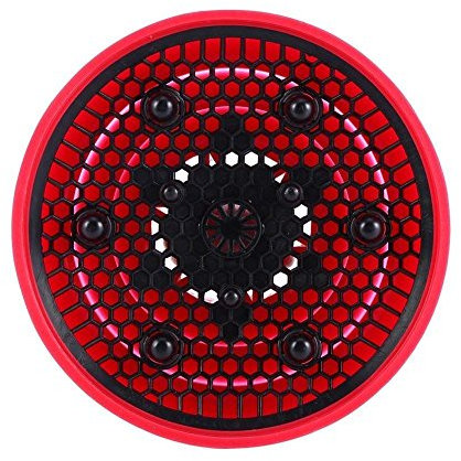 Retractable Silicone Folding Hairdressing Curly Hair Blow Dryer Diffuser, Red