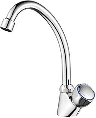Ibergrif Ballet, Rubinetto da Cucina Vintage, Miscelatore Lavello per Singolo Freddo, Cromo