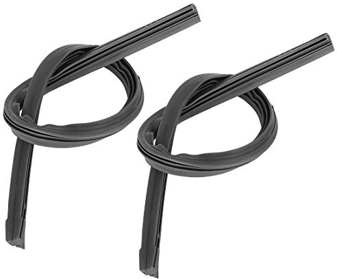 X AUTOHAUX 400mm 16inch 8x10mm 3 Section Rubber Car Wiper Blade Refills
