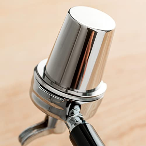 AIBAOBAO 58mm Coffee Dosing Cup, Coffee Portafilter Dosing Cup Espresso Coffee Machine Accessories, Stainless Steel Powder Feeder Part Coffee Grinder Powder Cup Compatible with 58mm Portafilter
