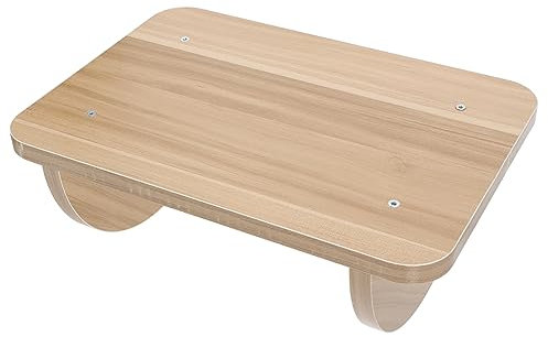 TOGEVAL Fußstütze Aus Holz Für Schreibtisch Druckentlastung Fußhocker Stabile Holzkonstruktion Praktisch Fürs Büro Und Zuhause