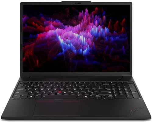 Lenovo ThinkPad P16s Gen 3 Workstation, Intel Ultra 7 155H, NVIDIA RT A500, 16 4K UHD, OLED, IPS Anti-Glare, 32 GB DDR5 RAM, 2 TB SSD, 5MP RGB+IR Camera, WWAN 4G SIM Card/eSIM, Win 11 Pro - Black