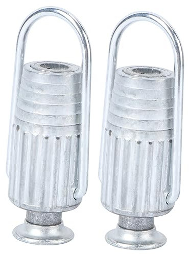 Garneck 2 Tensores De Cuerdas De Aluminio Para Tendedero De Ropa - Ideales Como Poleas Para Facilitar El Secado y Mantener La Tensión En Las Cuerdas