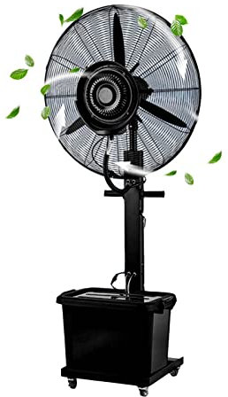 Ventilatore oscillante per esterni da 26 e 30 Ventilatore di raffreddamento per interni Ventilatore girevole a 90° Ventilatore elettrico da pavimento industriale ad alta efficienza energet