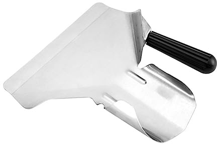 HOLIDYOYO Pala De Papas Fritas y Cubitos De Hielo De Acero Inoxidable Diseño Ligero y Fácil De Limpiar Herramienta De Cocina Práctica Para Uso Restaurantes