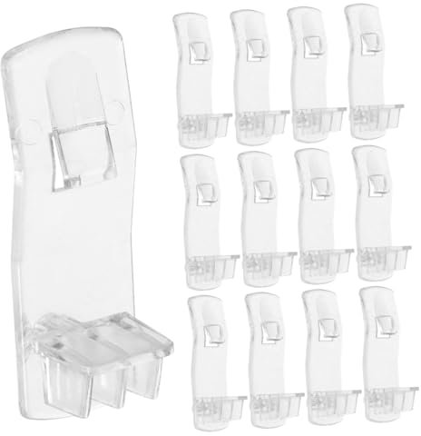 Operitacx 25stücke Teiliges Transparente Regalhalter Aus Flexiblem Kunststoff Rechteckige Bodenträger Für Schränke Regale Möbel Vielseitig Einsetzbar Einfache Montage Passend Für Holzregale