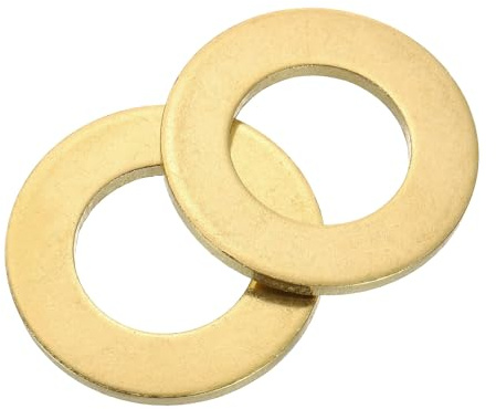 QUARKZMAN 6 Pz Rondelle Ottone M20 Rondella Piatta, 36mm OD, 2mm Spessore Guarnizione Metallo Anello per Viti Bulloni Dadi