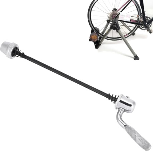 174mm Stahl Schnellspanner Fahrrad, Anti Rost Fahrrad Schnellspanner Achse, Stabiler Schnellspanner Rollentrainer, Extra Langer Schnellspanner für Mountainbike & Indoor Cycling Trainer