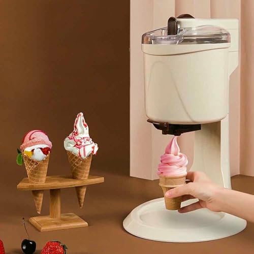 Soft Serve Ice Cream Machine, Semi-Automatic Household Ice Cream Making Machine, Yogurt Ice Cream Makers for Home Kitchen