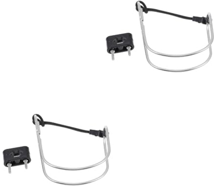BESPORTBLE 2pcs Stainless Steel Boat Lifebuoy Bracket Horseshoe Holder for Life Ring Stable Fixing Indoor Outdoor Use