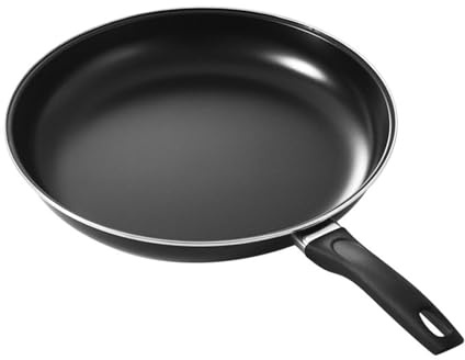 Fyearfly Poêle à frire antiadhésive 30 cm, poignée portable, chauffage uniforme pour gaz et induction