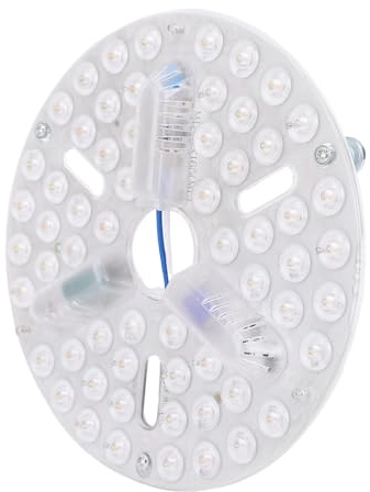 Chiyyak 6.5 Inch LED -Ceiling Fan Light Panel, Ceiling Fan LED -LIGHT REPLACEMENT PANEL DIMABLE 3 Color Rinse Retrofit Eye Care, with Ultra Bright Light Source Source