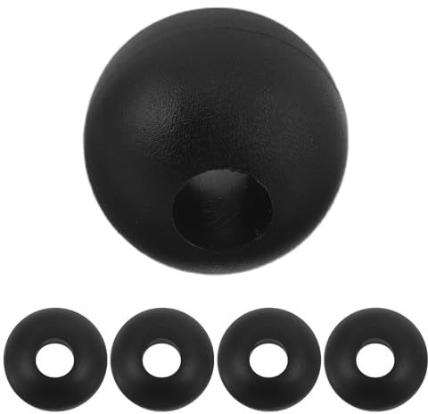 Healeved 5Pcs Fitness Equipment Cable Pulley Stopper Balls, Steel Wire Rope Parts for Gym Machine Attachments, Cable Stopper for Home Gym Accessories