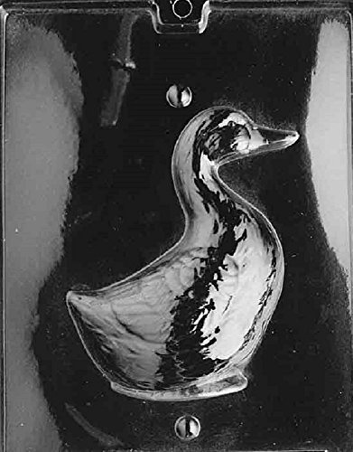 Grandmama's Goodies A073A & B 2 Piece 3D Goose Chocolate Candy Soap Mold with Exclusive Molding Instructions
