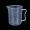 Vasos medidores de plástico de 500 ml, jarras medidoras transparentes reutilizables para mezclar resina, pintura, manchas epoxi