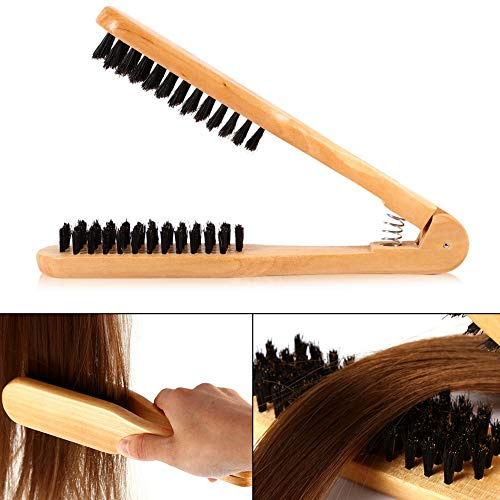 Peluquería Cepillos Dobles, Peine Alisador De Cabello Antiestático De Madera, Cepillo De Doble Cara Cepillos Para El Cabello Herramienta De Peinado De Bricolaje Para Salón,