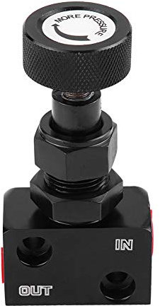 Bremskraft Regler, Universal-Bremsendosierung, Motorsport-Ventil, Verstellbar, Aluminium, Auto, 150 PSI, 1200 PSI, Ripartitore Frenata, Abschaltdruckregler, Schwarzer Schraubentyp, für Renns