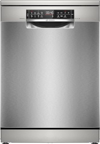 Bosch SMS6ZCI16E Serie 6 Lavastoviglie da libera installazione, PerfectDry, Consumi ridotti, Extra Clean Zone, Home Connect, Diagnostica da remoto, Acciaio, 60cm
