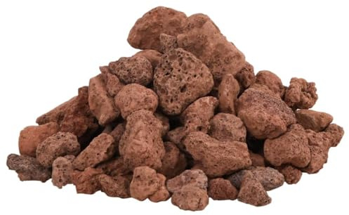 vidaXL Lavagranulat 10 kg Rot 1-2 cm