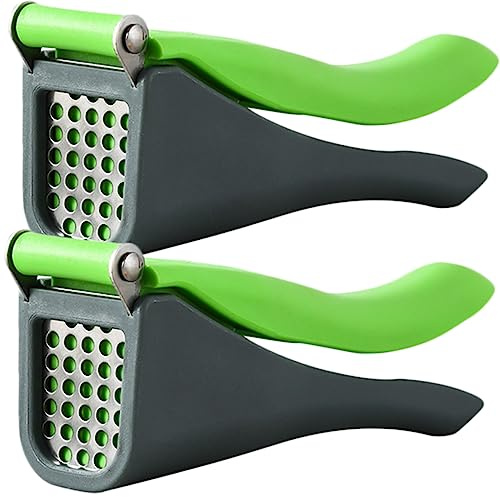 MAGICLULU 2pièces Outil De Pression à Ail Manuel Presse-ail Ergonomique Et Réutilisable Pour Cuisine Multifonctionnel à Usage Domestique