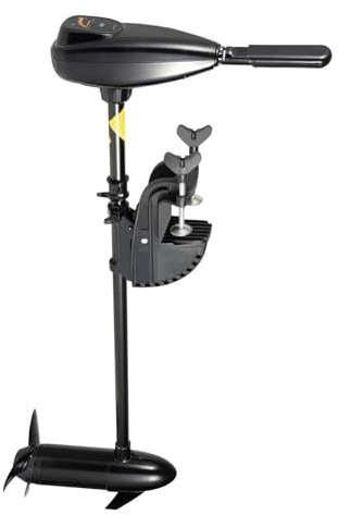 Elektrischer Außenbordmotor 800W 12V, 80 Lbs Schubkraft höhenverstellbarer Bootsmotor, elektrischer Außenbordantrieb Marine Motor für Fischerboot Schlauchboot Kajak und Freizeitboote