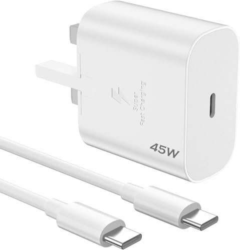 KP TECHNOLOGY 45W Super Fast Charger for Oppo Reno12 F 5G / Oppo Reno 12 FS 5G / Oppo Reno12 5G / Oppo Reno 12 Pro 5G, USB C Port PD Plug (Charging Cable + PD Plug) Wall Adapter Charger (WHITE)