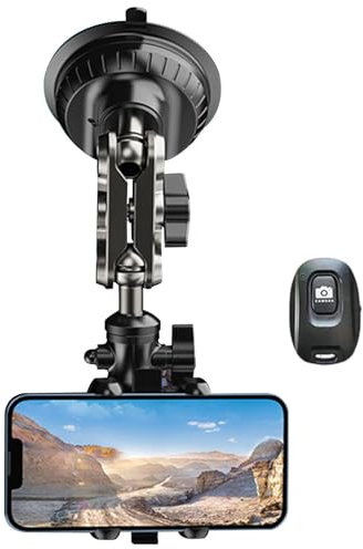 Bilstöd för biltelefon, universellt bilstöd med solid bas för fotografering är inte andra produkter slits ut snabbt
