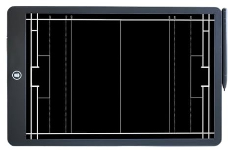 LCD-Schreiben Tablet-16- Handball-Taktikpanel LCD Schreibblock-Klemmbrett | für Handballtrainer, Strategie LCD-Score-Tablet | Teamstrategie, Training vor dem Spiel