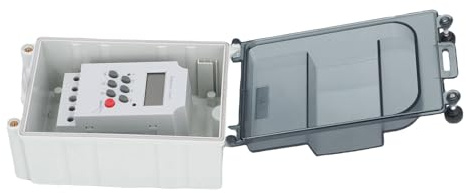 Sxhlseller 7 Day Programmable Digital Timer, 28 ON OFF Timer Switch with 2 Water Outlets for Water Heater, Pool Pump, SPA