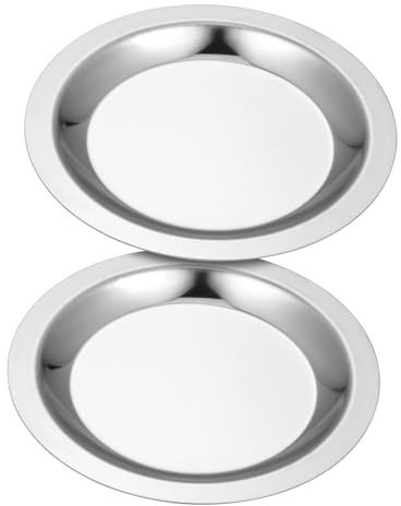 HYTROVE 2pcs Stainless Steel Wine Coaster Reusable Wine Bottle Mat for Home Dining Table Heat-resistant for Bottles and Tea Cups Washable