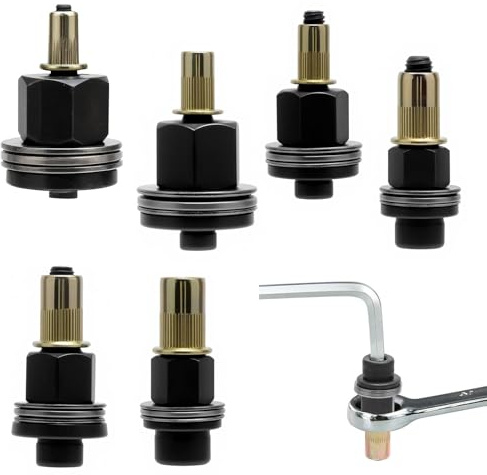 WOKICOR Lot de 6 rivets interchangeables pour écrous à riveter M3-M4-M5-M6-M8-M10 Pince à riveter Outil Mandrin Écrous rétractables pour écrou de rivet Machine à riveter manuelle