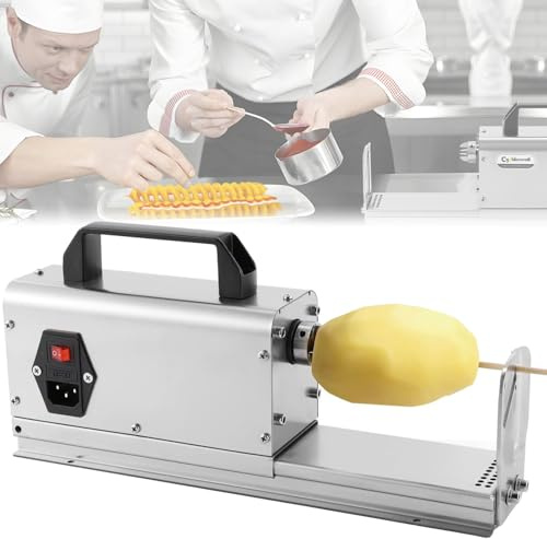 Macchina elettrica della torre del chip della patata, affettatrice dell'acciaio inossidabile 3 in 1 per gli spuntini contorti